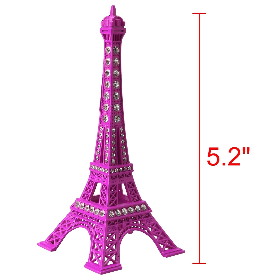 Shop Home Metal Miniature Statue Paris Eiffel Tower Model Souvenir Ornament Pink On Sale Overstock 28882774