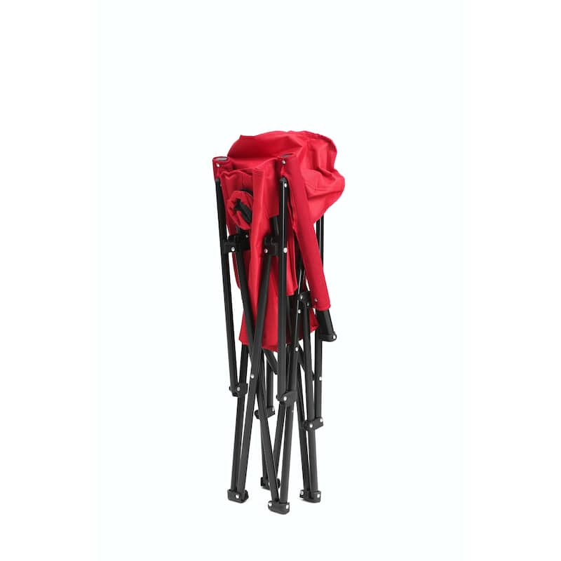Portable Folding Lounge Chair with Cup Holder - Breathable & Durable