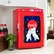 preview thumbnail 2 of 5, Coca-Cola Polar Bear 28 Can Cooler/Warmer 12V Mini Fridge, Red