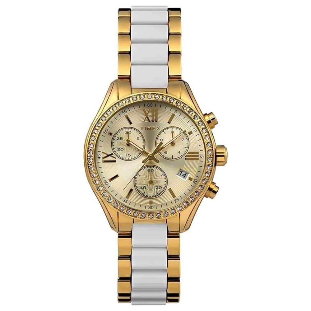 Timex Women's Classic Gold Dial Watch - TW2V74900 - One Size
