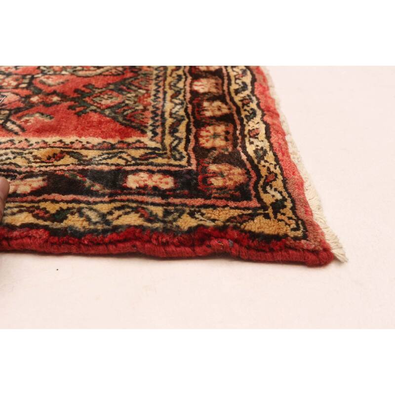 ECARPETGALLERY Hand-knotted Andelz Copper Wool Rug - 3'8 x 9'6