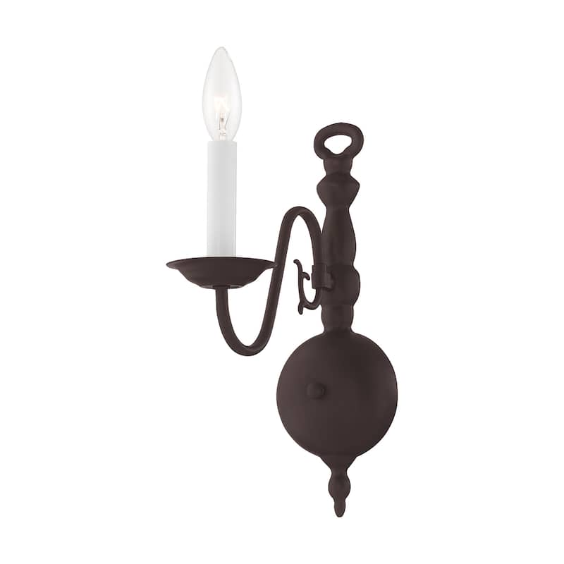 Livex Lighting Williamsburg Single Light 14" Tall Wall Sconce