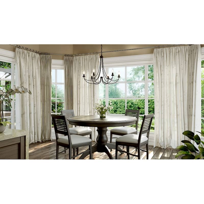 Mirren 6-Light Chandelier in Imperial Bronze