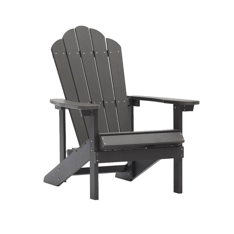 Clihome Outdoor Patio Slat HIPS Adirondack Chair