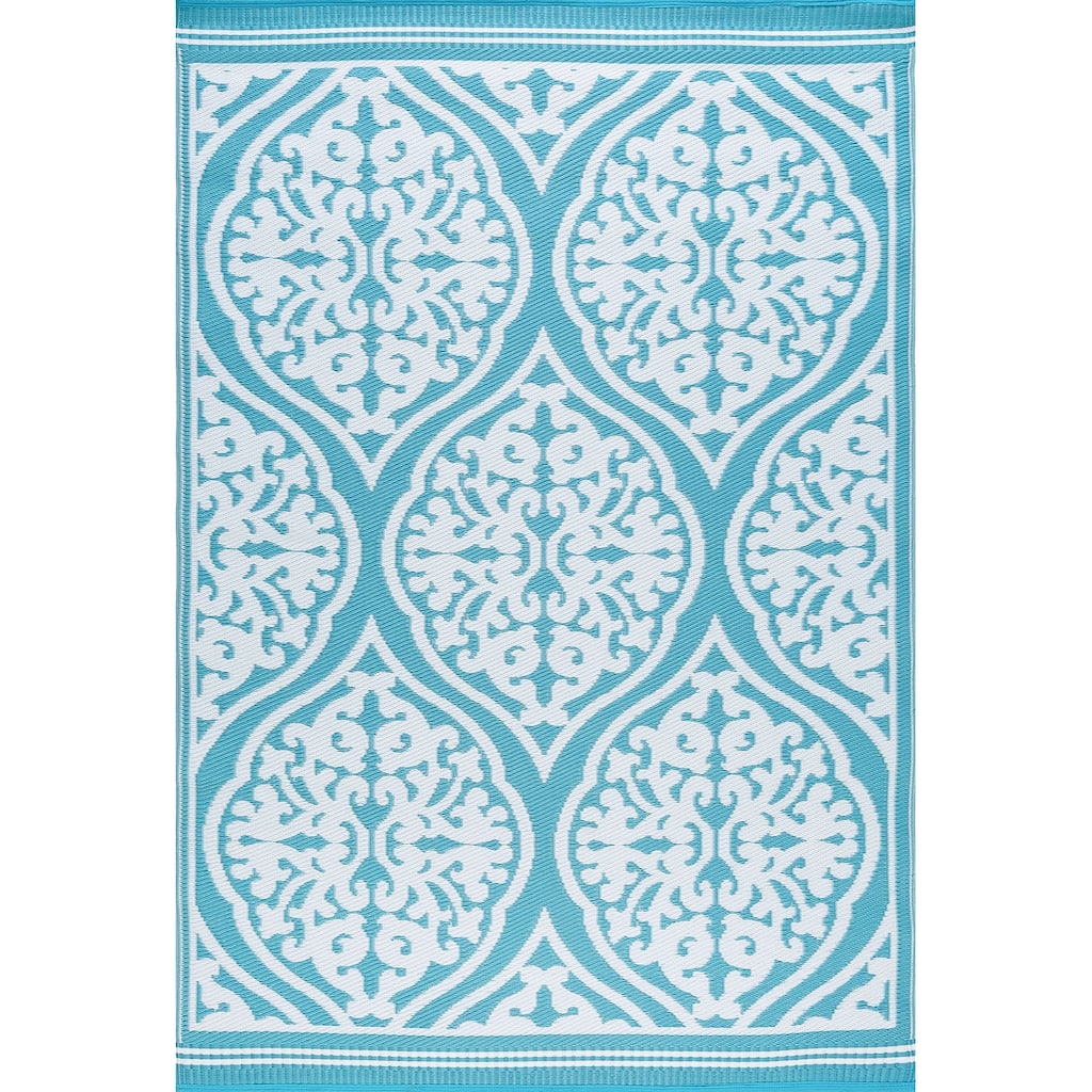 Sundown Beach Floral Indoor/Outdoor Area Rug