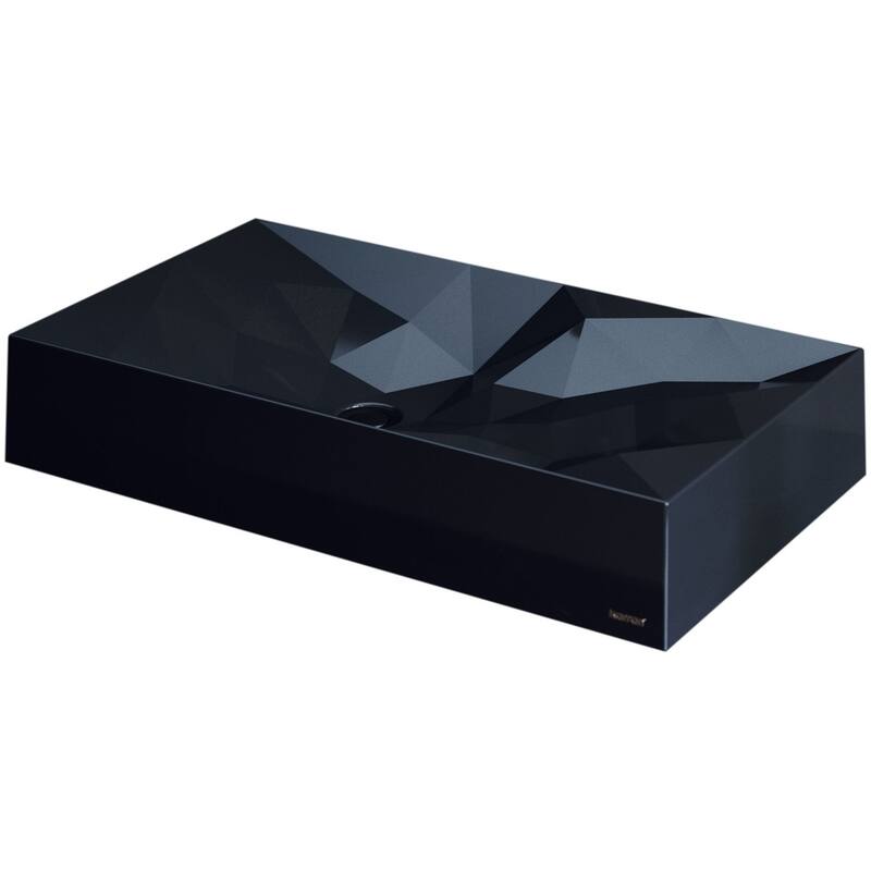 Karran USA SQS400 Sternhagen 28-1/8" Rectangular Quartz Composite - Black