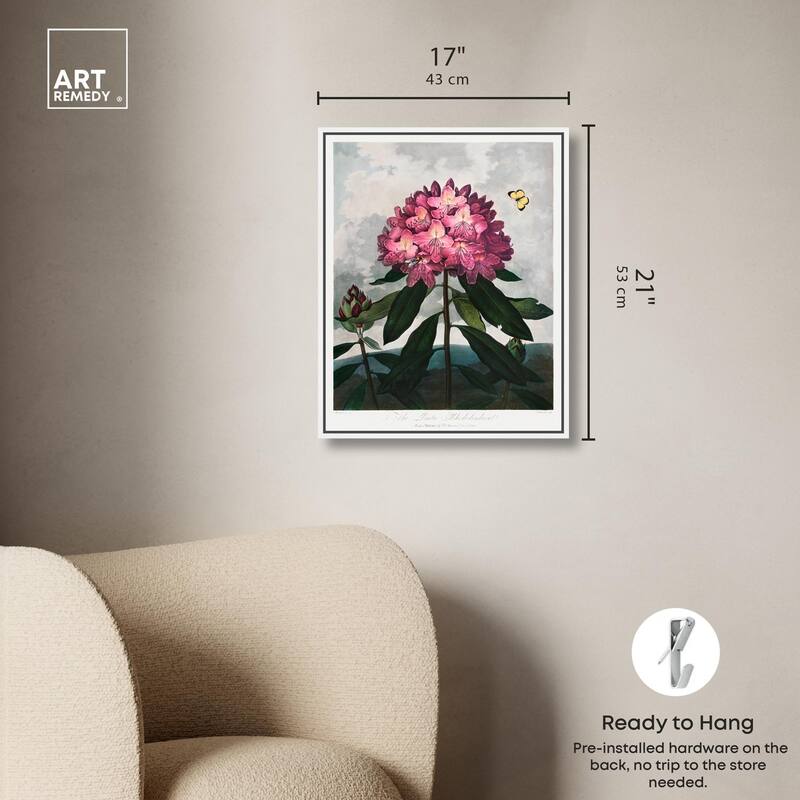 Pontic Rhododendron 1807 Canvas by Art Remedy