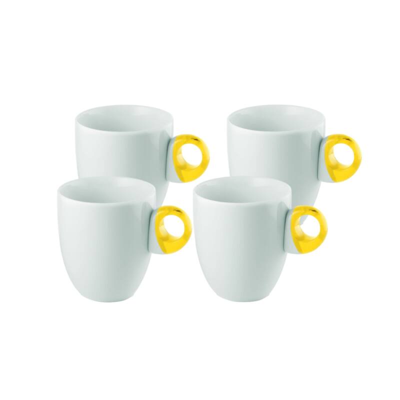 Guzzini Set of 4 Everyday Feeling Mugs - Yellow