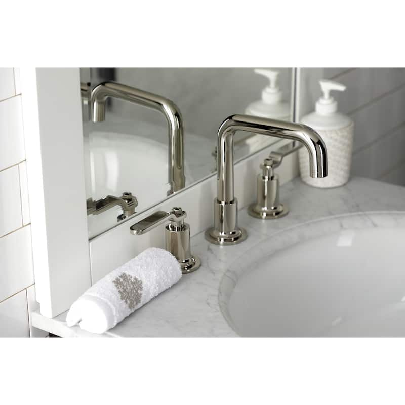 Kingston Brass Knight Single-Handle 1-Hole Deck Mount Bathroom Faucet with Push Pop-Up