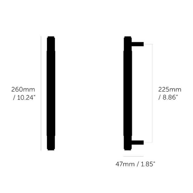 Buster + Punch UPB-024569 Cross 8-7/8" Center to Center Designer