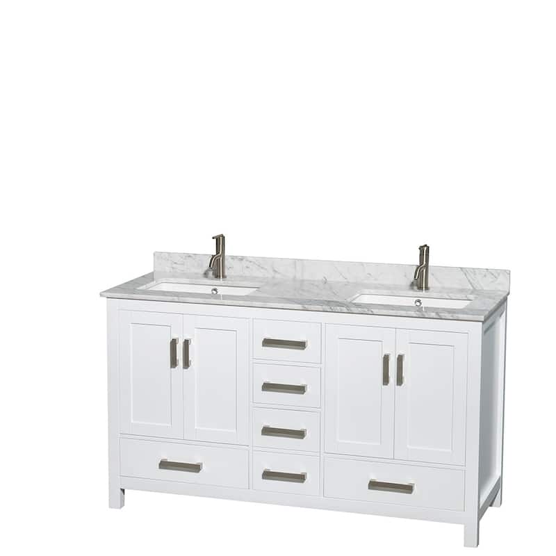 Wyndham Collection WCS141460DUNSMED Sheffield 60" Free Standing Double
