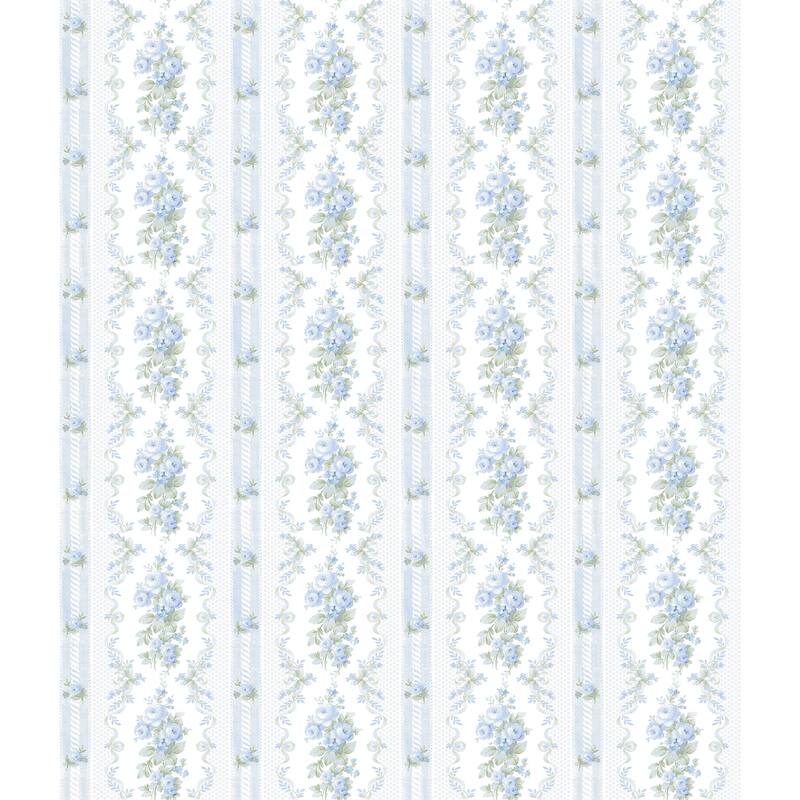 LoveShackFancy Dreamy Days Sweet Blue Peel and Stick Wallpaper