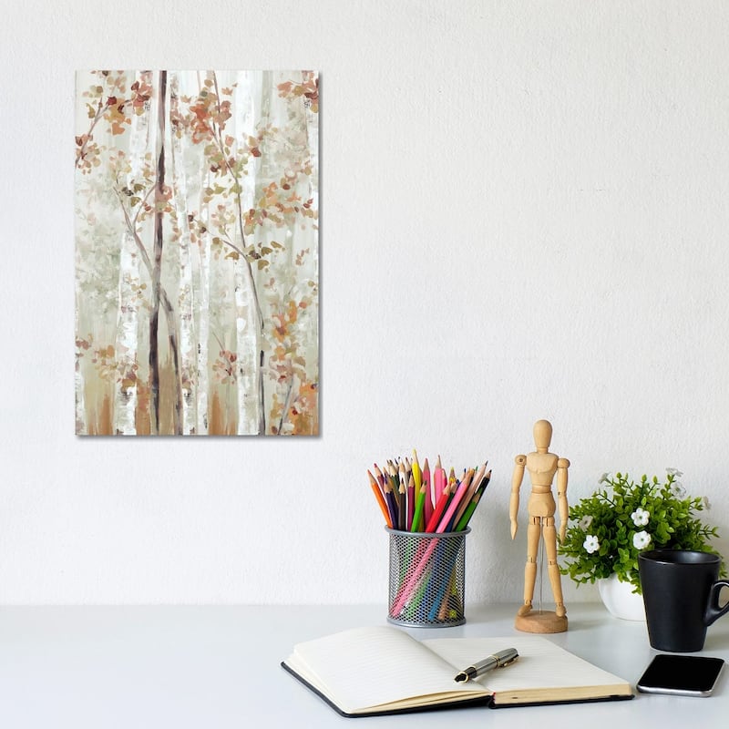 iCanvas "Birch Wood II" by Eva Watts Canvas Print - 12x8x0.75