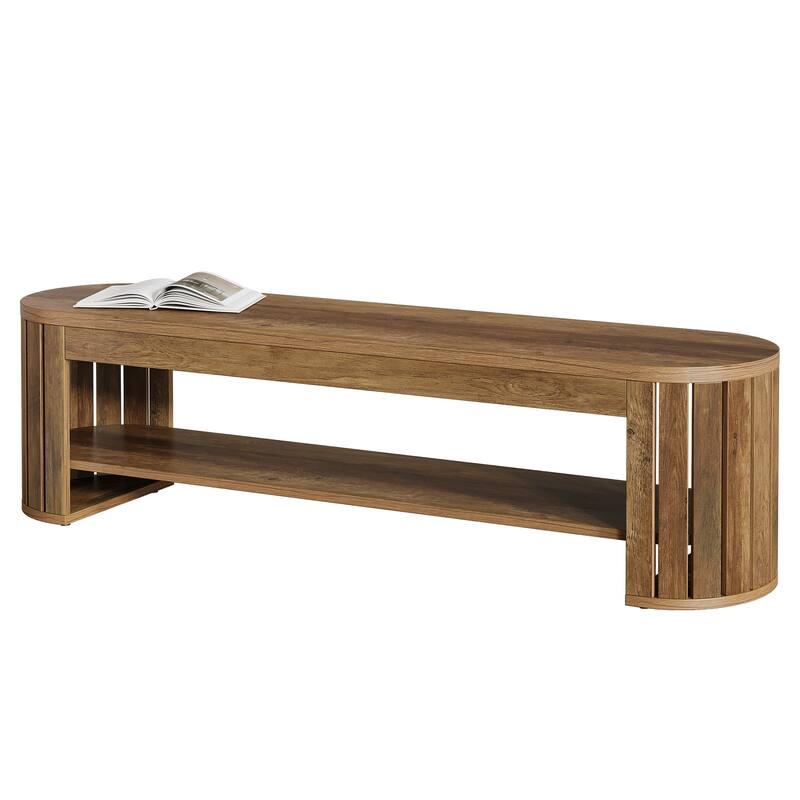 Wood Dining Bench, Entryway Kitchen Seat, Dining/Living Room Home Office Accent Bench