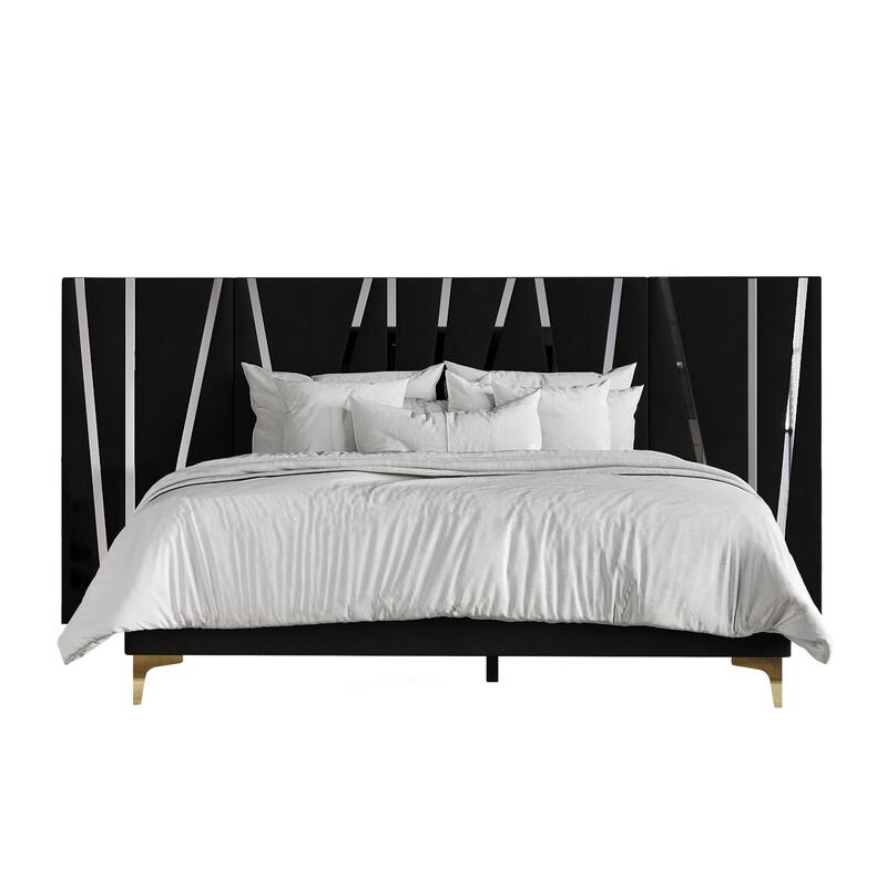 CraftPorch Contemporary Luxury Wall Panel Bed