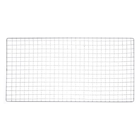 Square BBQ Grill Net 7.9"x15.7" Galvanized Iron Barbecue Mesh Mat for Baking