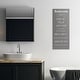 preview thumbnail 13 of 12, Stupell Bathroom Rules Reminders Canvas Wall Art Design By Julia Frost