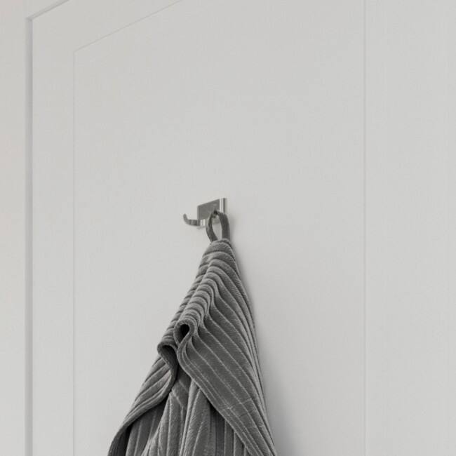 Elements Double Hook Robe Hook from the Bridgeport Collection