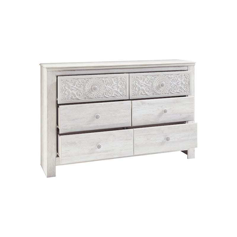 Paxberry Whitewash Dresser