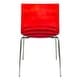 preview thumbnail 36 of 37, LeisureMod Astor Set of 4 Acrylic Plastic Transparent Dining Side Chair With Chrome Base for Home Kitchen Restaurant