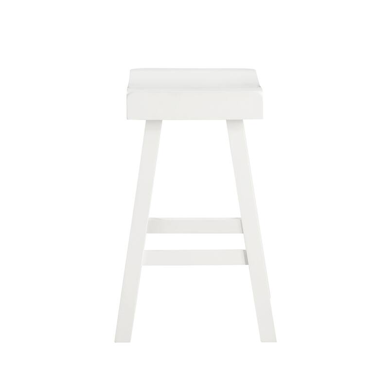 24 In Jackson Wood Saddle Barstool
