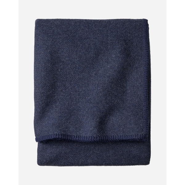 Pendleton EcoWise Navy Heather Blanket Queen Bed Bath & Beyond