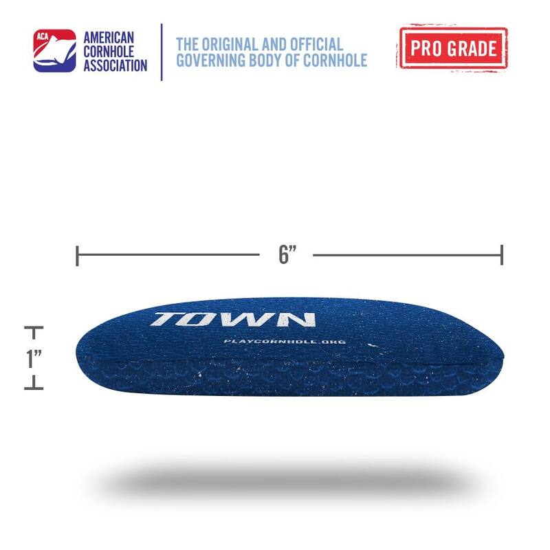 College Town Blue Dual Sided Cornhole Bags