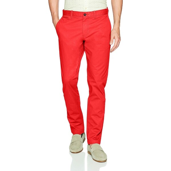 plus size red capris