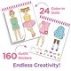 preview thumbnail 4 of 6, Educational Insights PaperCraft Fashion Parade Paper Dolls - Multi