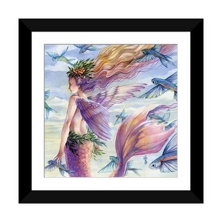 iCanvas "In Flight Mermaid Fairy" by Sara Burrier - Bed Bath & Beyond ...