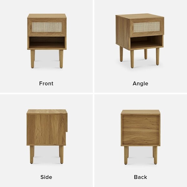 Mopio Haylee Night Stand, Side Table, End Table, Boho Mopio Haylee Night Stand, Side Table, End Table, Boho