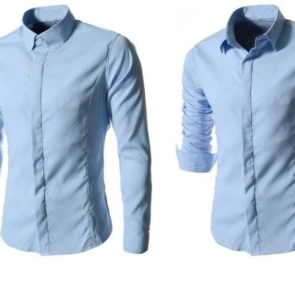 Shop Stylish Men Shirts Motorcycle Coating Casual Long Sleeved