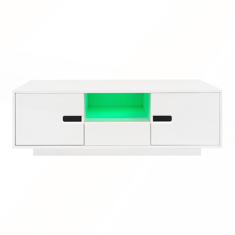 Modern High Glossy Rectangle Coffee Table