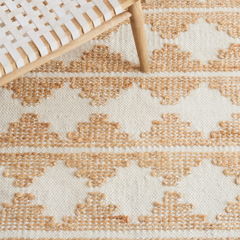 SAFAVIEH Handmade Natural Fiber Kinley Jute & Wool Rug