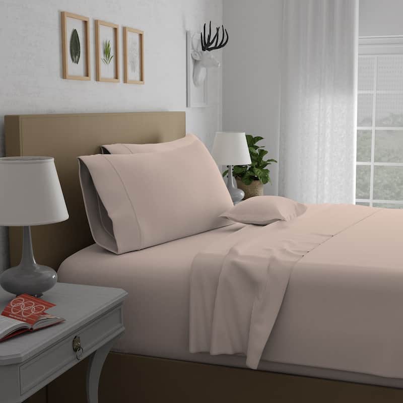 Purity Home 400TC 100% Cotton Long Staple Ultra-soft Percale Sheet Set