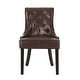 preview thumbnail 13 of 28, Cheney Tufted Dining Chairs (Set of 6) by Christopher Knight Home
