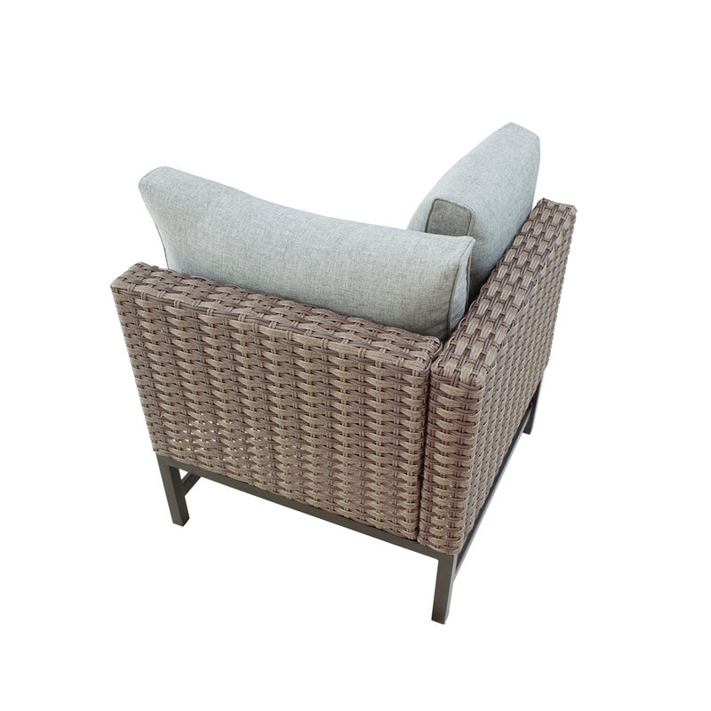 Patio Festival 10-Piece Wicker Outdoor Conversation Set