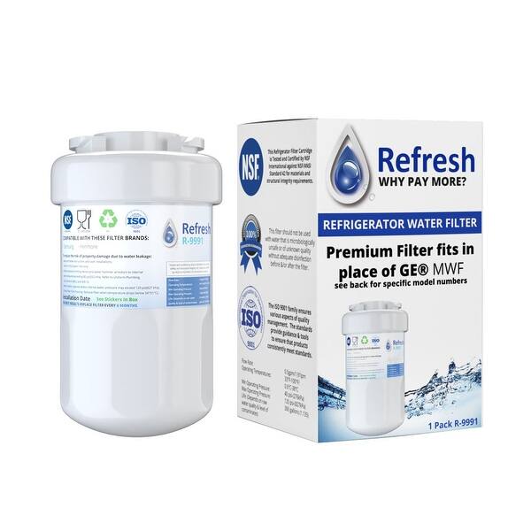 Replacement Filter For GE GSH25JSDBSS Refrigerator Water Filter 2 Pack