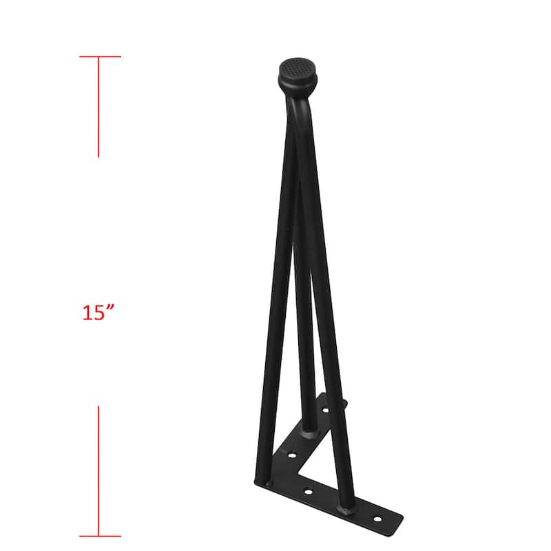 4 Piece Hairpin Metal Table Legs Furniture Legs