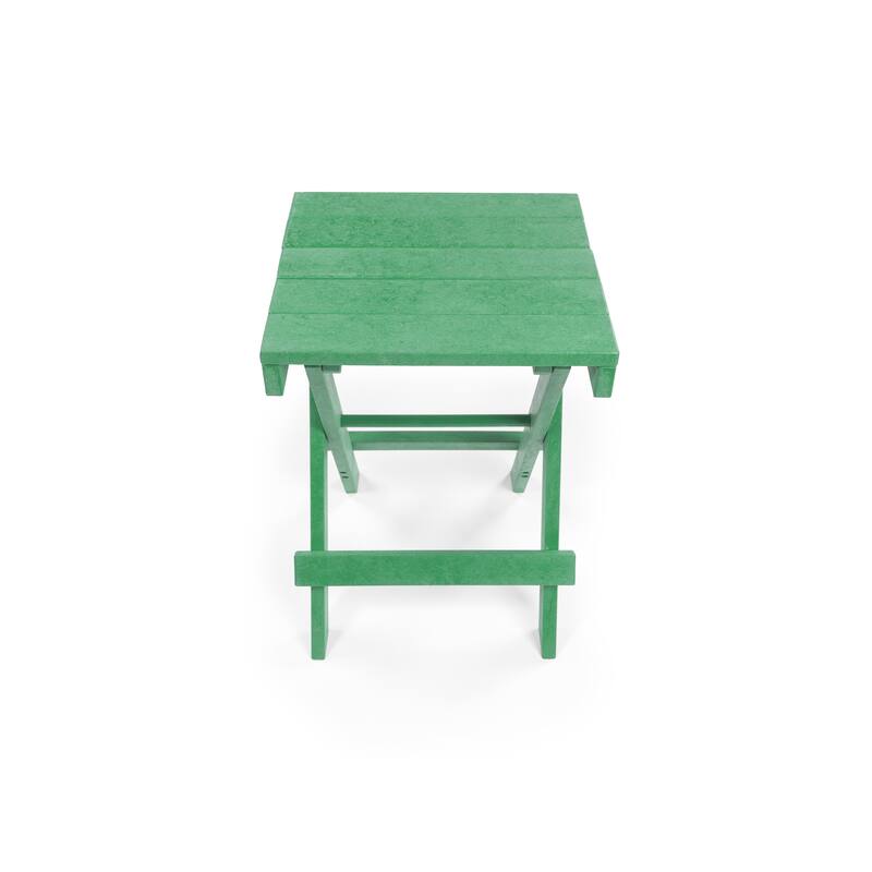San Juan Fully Assembled All-Weather Recycled HDPE Outdoor Folding Bistro table