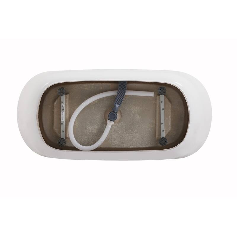 Cameron Soaking Bathtub in Glossy White