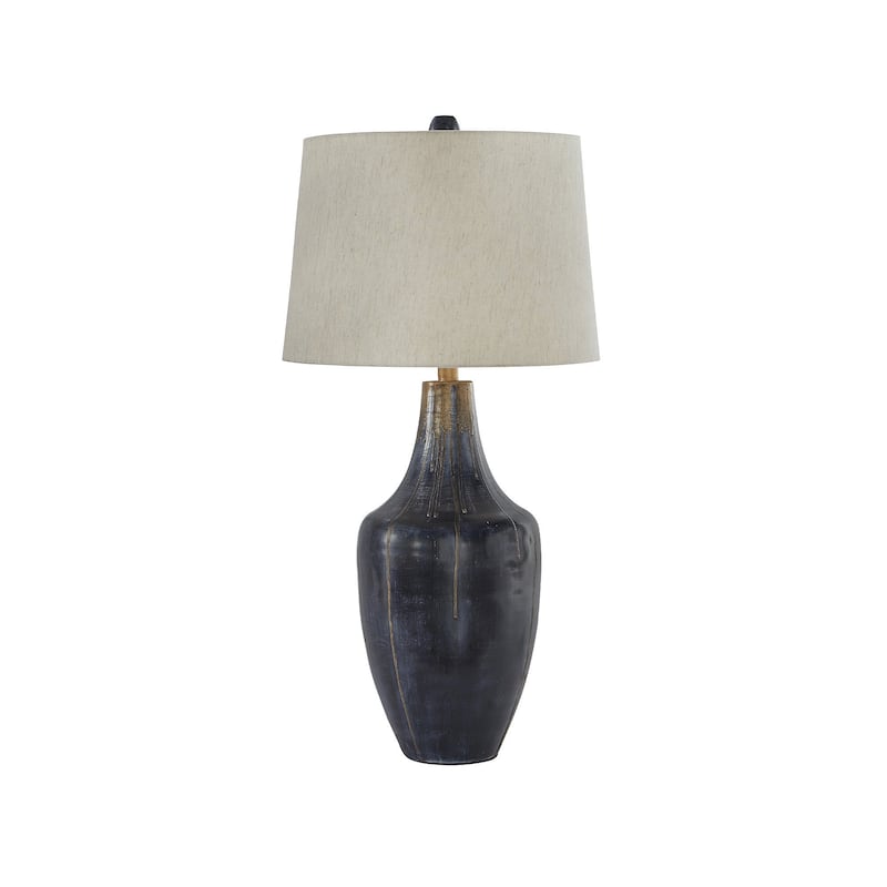 Evania Metal Table Lamp - 15.13" W x 15.13" D x 30.5" H