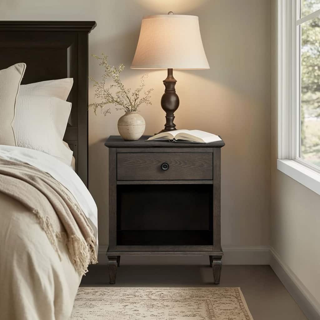 Victoria Nightstand Antique Brown