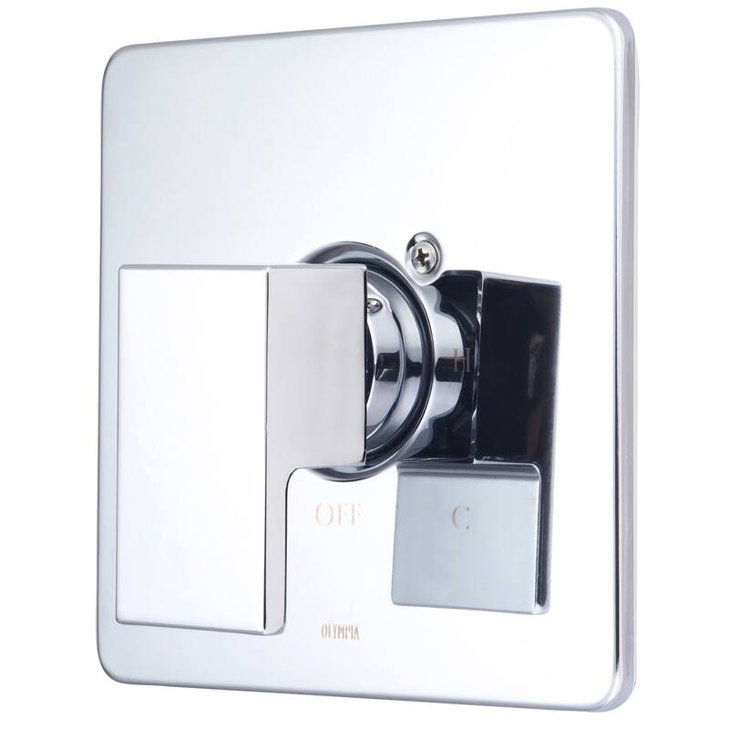 Pioneer Faucets Mod Single Function Thermostatic Valve Trim Only with - Polished Chrome