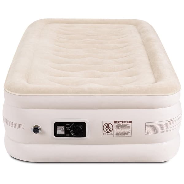Shop Gymax Air Mattress Inflatable Upgraded Luxury Airbed Raised