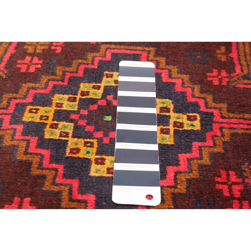 ECARPETGALLERY Hand-knotted Teimani Navy Wool Rug - 3'9 x 6'3