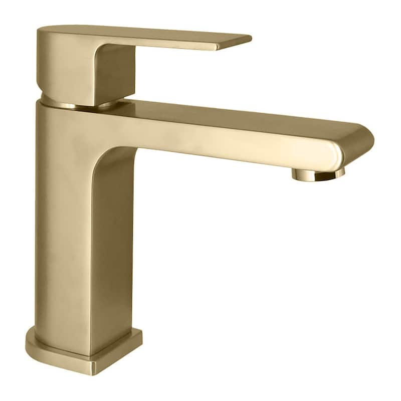 Fresca Allaro Single Hole Bathroom Faucet - Brushed Gold