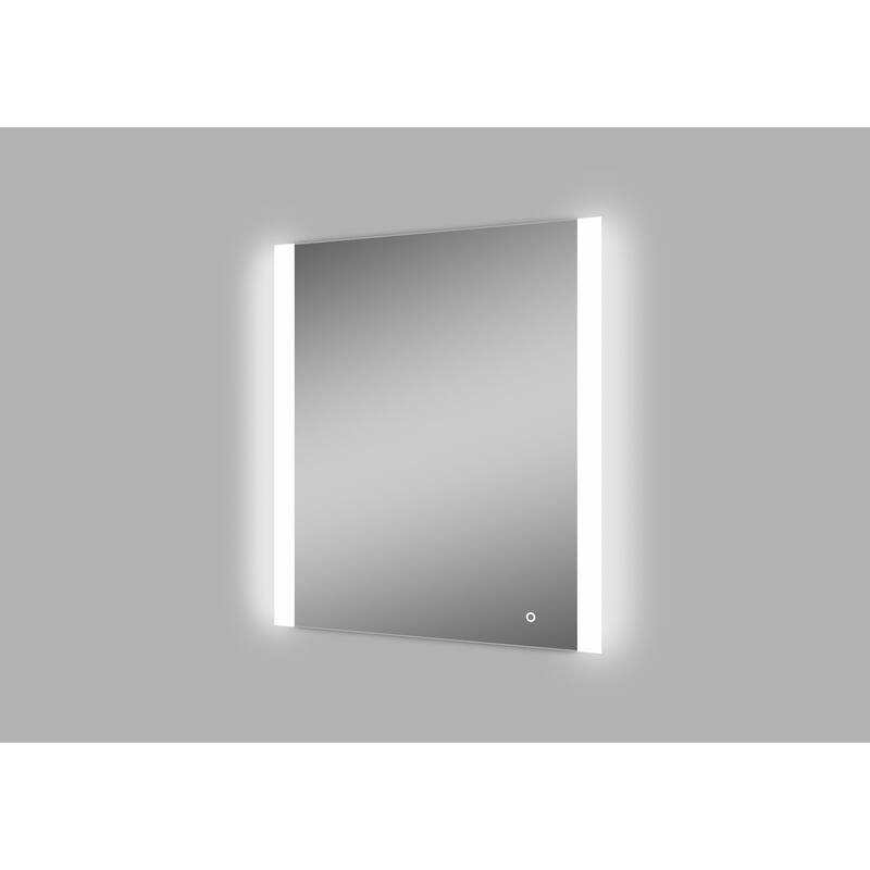 Miseno MM3236LED Athena 32" W x 36" H Rectangular Glass Frameless