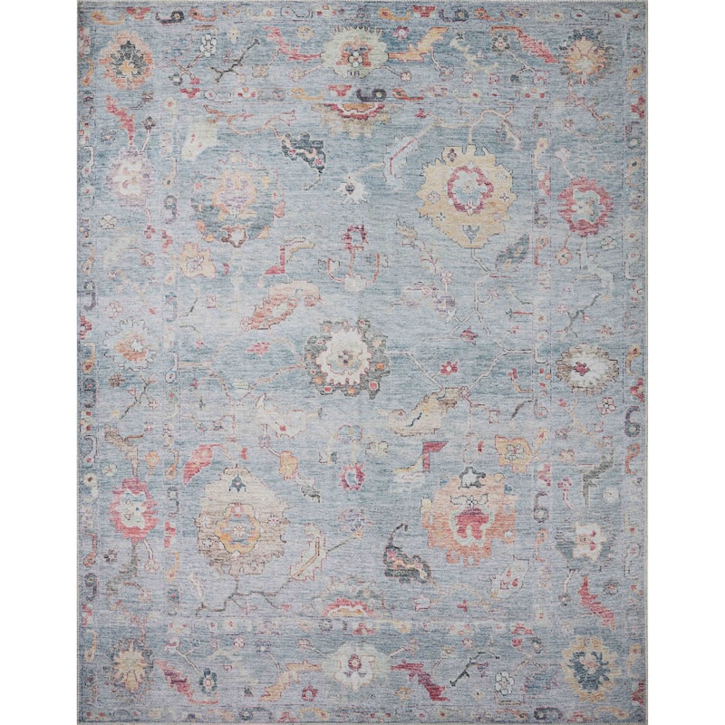 Alexander Home Ellie Shabby Chic Botanical Printed Area Rug