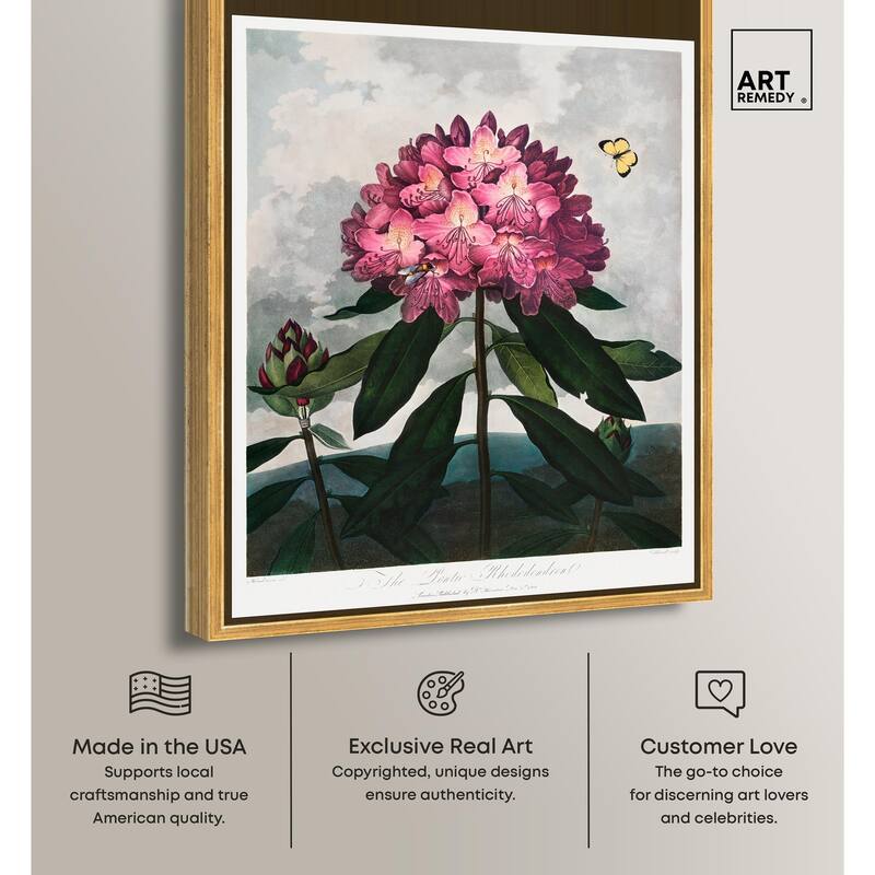 Pontic Rhododendron 1807 Canvas by Art Remedy
